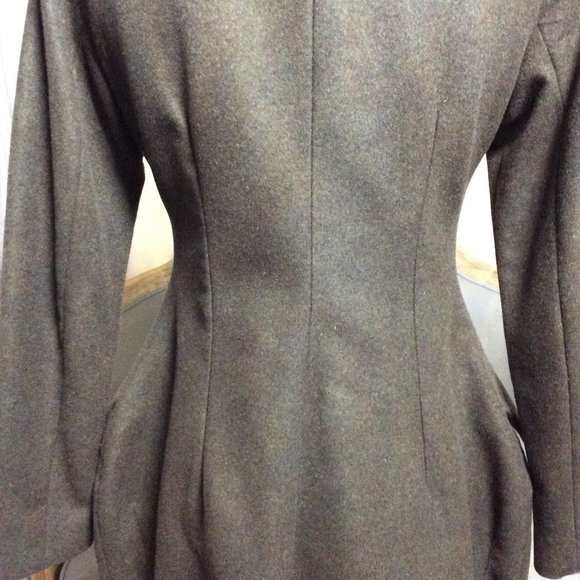 RARE! Rose A Pois NWOT gray structured wool coat, size 42 - Picture 6 of 10
